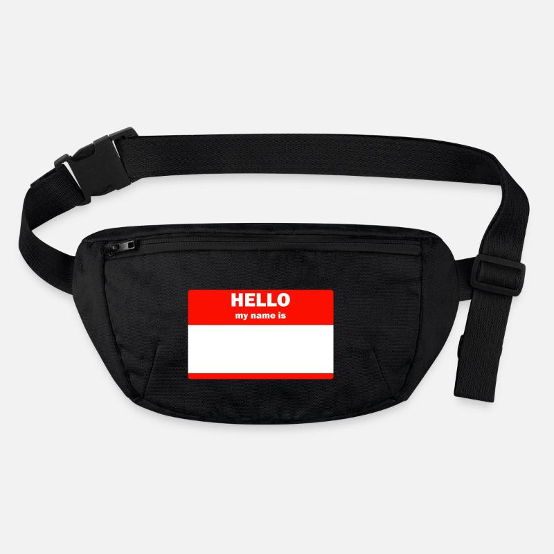 Hello my name is Stanley/Stella recycled Hip Bag 