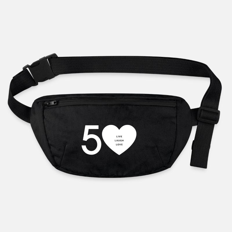 50 - en direct. rire. Amour. Sac banane recyclé Stanley/Stella