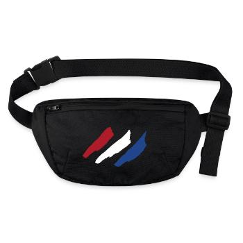 Pays-Bas - Sac banane recyclé Stanley/Stella - noir - Devant
