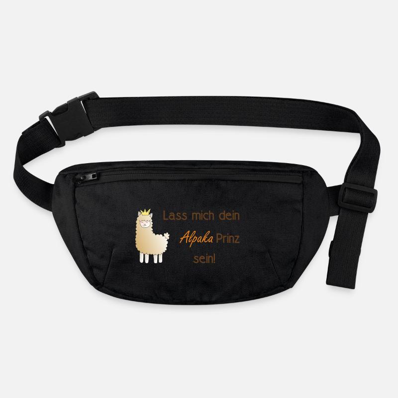 Lass mich dein Alpaka-Prinz sein! Stanley/Stella recycelte Gürteltasche