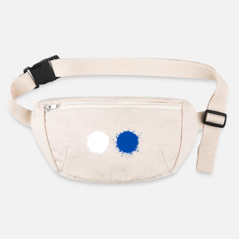 Blanc Bleu Sac banane recyclé Stanley/Stella