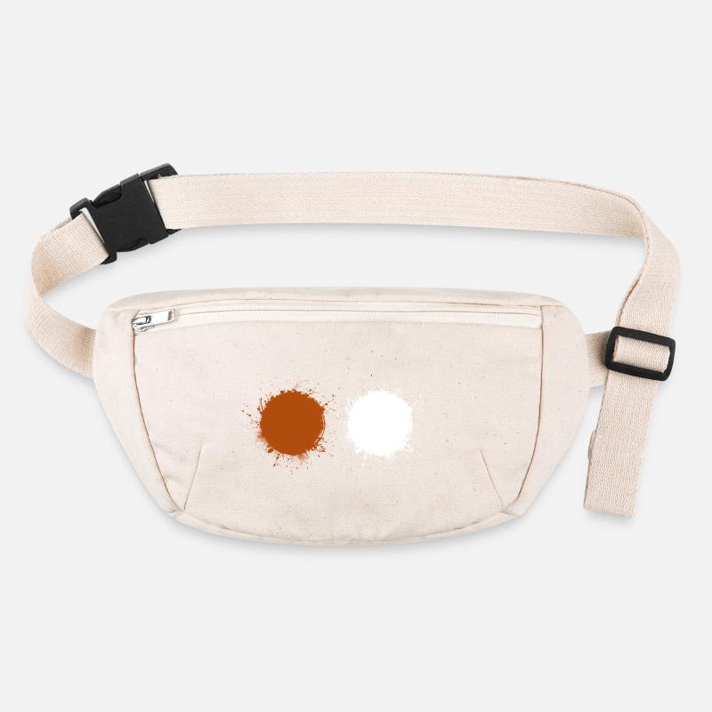 Braun Weiß Stanley/Stella recycelte Gürteltasche