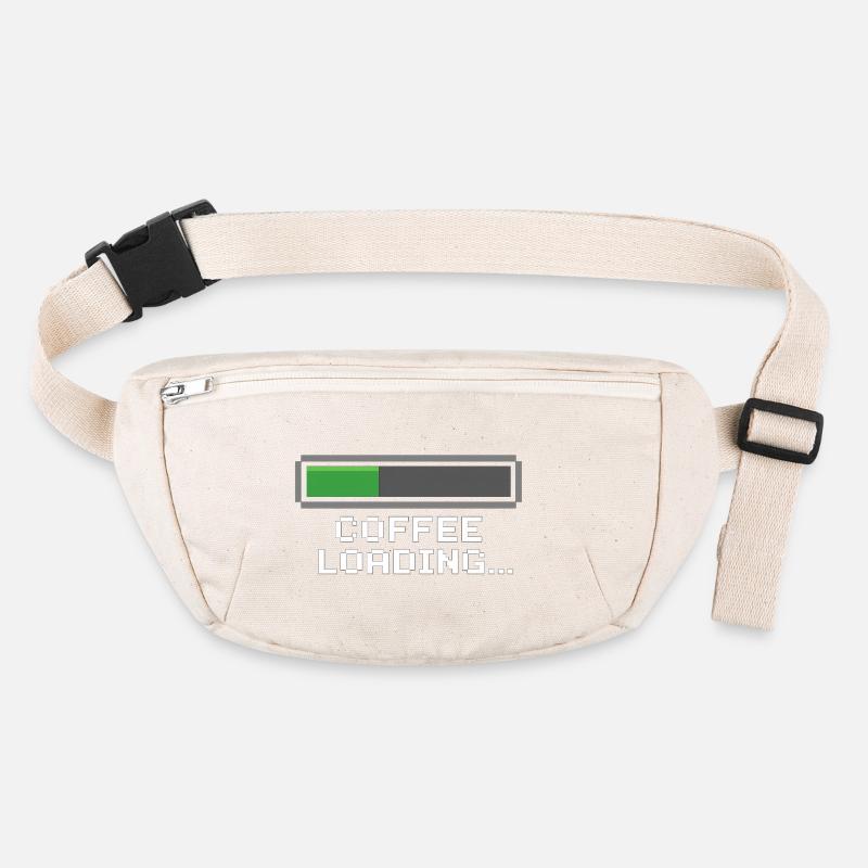 Coffee Loading Bar Pixel Stanley/Stella recycled Hip Bag 