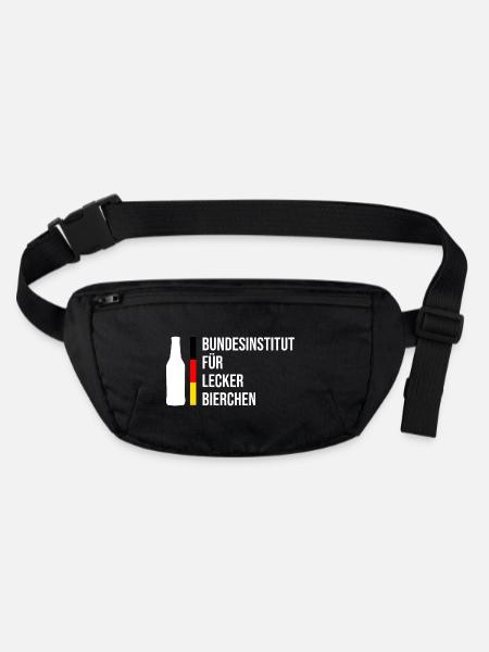 Bundesinstitut für Lecker Bierchen - Stanley/Stella recycelte Gürteltasche - Schwarz