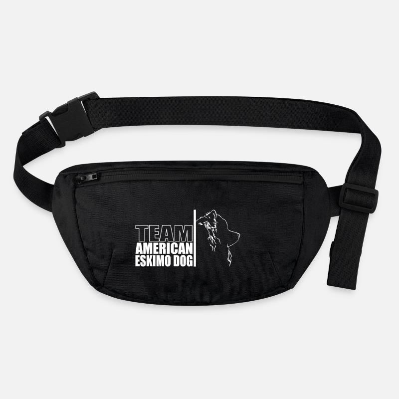 TEAM American Eskimo Dog Hunde Hund Wilsigns Stanley/Stella recycelte Gürteltasche