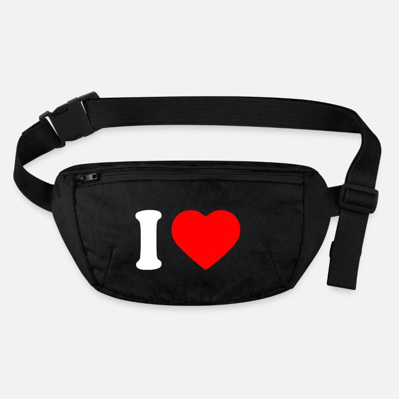 I love Stanley/Stella recycelte Gürteltasche