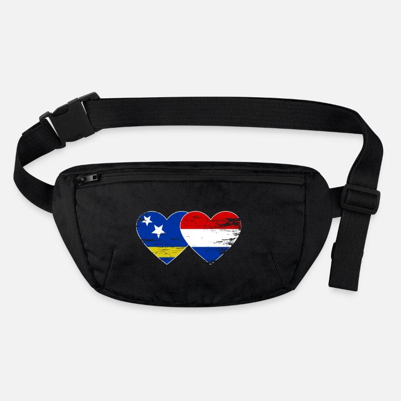 Cœur du drapeau de la Hollande de Curaçao utilisé Sac banane recyclé Stanley/Stella