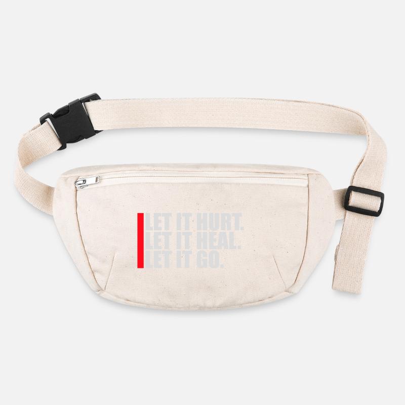 Let It Hurt Let It Heal Let It Go Inspirierend Stanley/Stella recycelte Gürteltasche