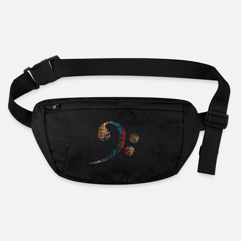 Clé basse, Basse Clef vintage distressed Sac banane recyclé Stanley/Stella