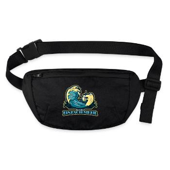 EINFACH MEER LIEBE - Stanley/Stella recycelte Gürteltasche - Schwarz - Vorne