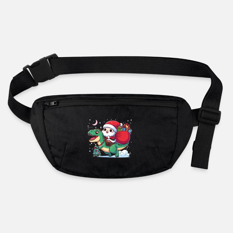 Père Noël et T rex Sac banane recyclé Stanley/Stella