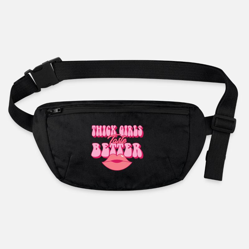 Thick Girls Taste Better Chubby Big Girls Curvy Stanley/Stella recycelte Gürteltasche
