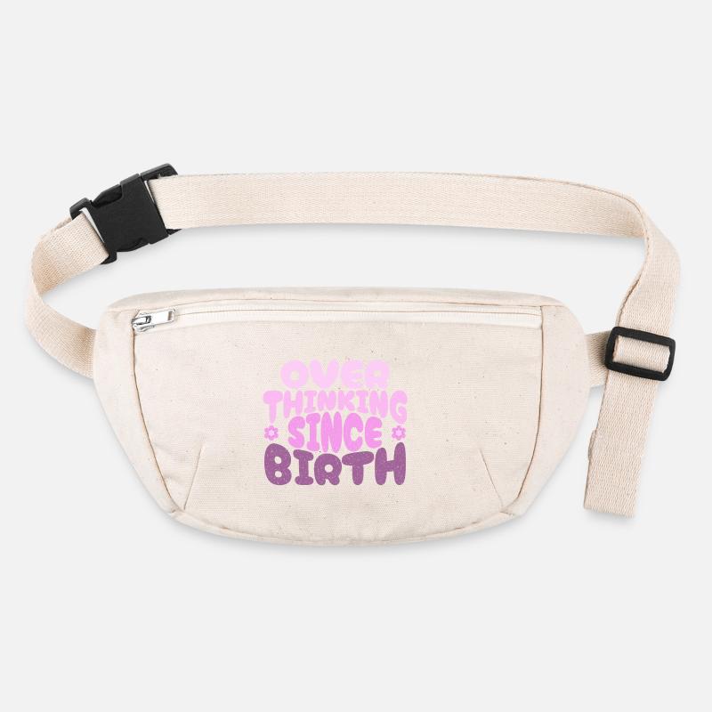 Trop réfléchir depuis la naissance en rose Sac banane recyclé Stanley/Stella