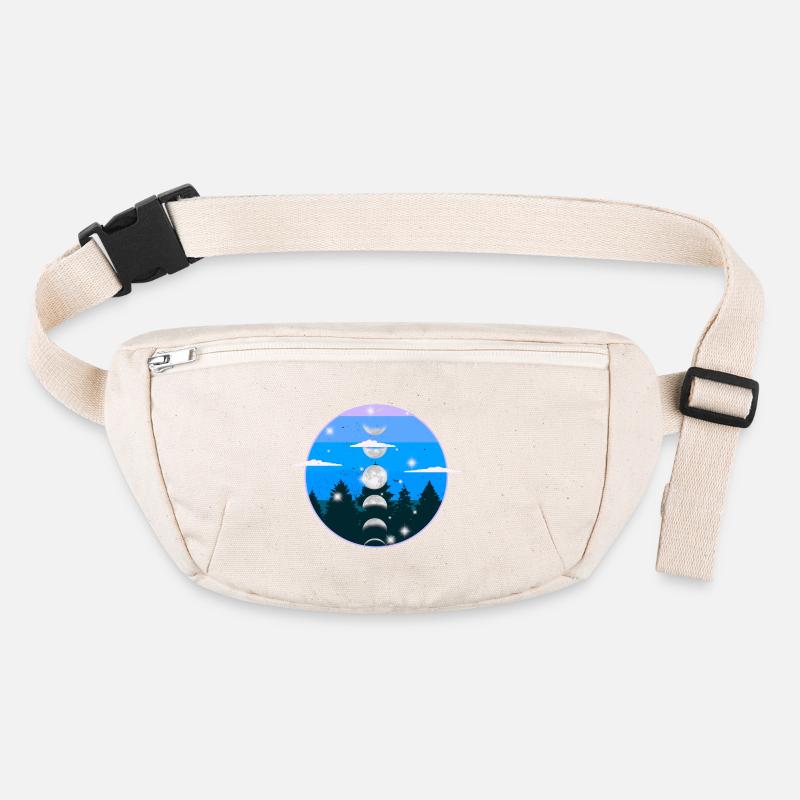 Forêt Nature Lune Phase Lune Mystique Sac banane recyclé Stanley/Stella