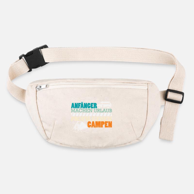 Camper Camping Wohnwagen Spruch Stanley/Stella recycelte Gürteltasche