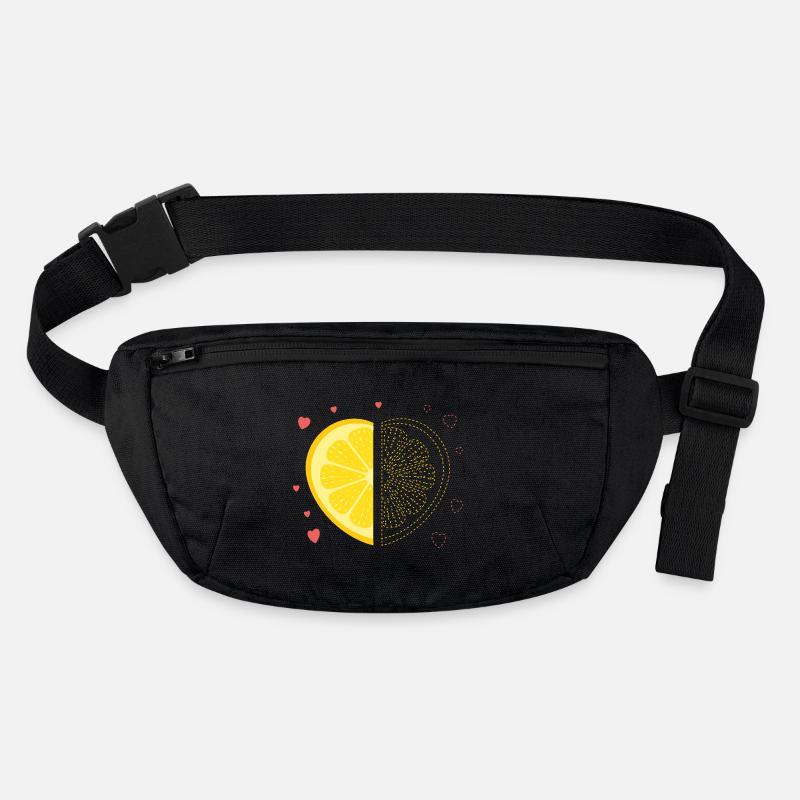 Lemon Heart – Missing My Other Half Stanley/Stella recycled Hip Bag 