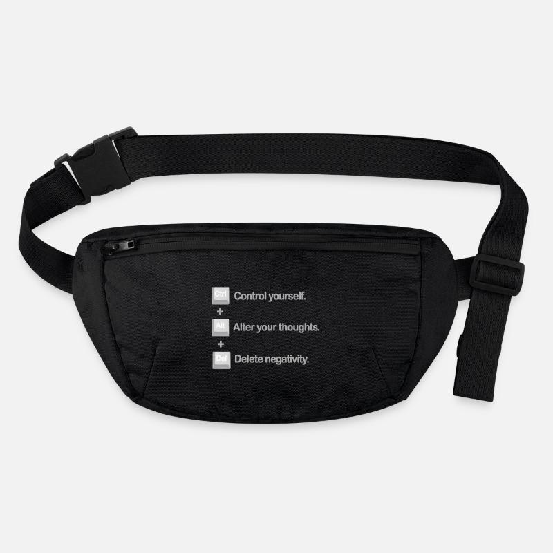 Control Alt Delete Mental Health Positivity Stanley/Stella recycled Hip Bag 