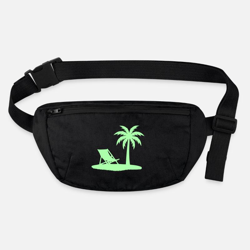 Vector de plage de chaises longues en palmier Sac banane recyclé Stanley/Stella
