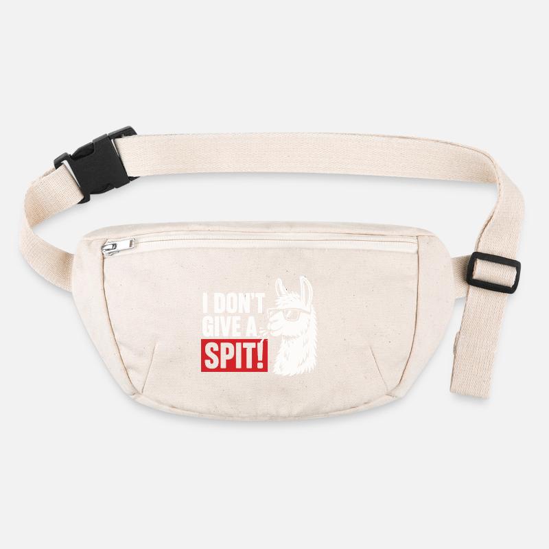 I Don't Give A Spit Lama Spruch Shirt Stanley/Stella recycelte Gürteltasche