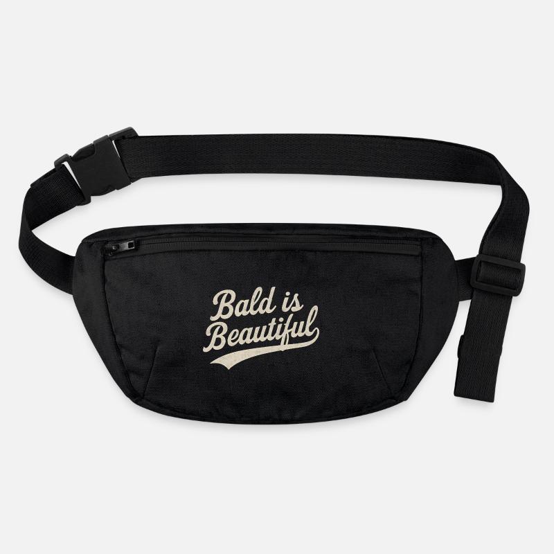 Men's Bald Gift Idea Bald Is Beautiful Stanley/Stella recycled Hip Bag 