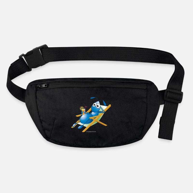 Ant in a deck chair Stanley/Stella recycled Hip Bag 