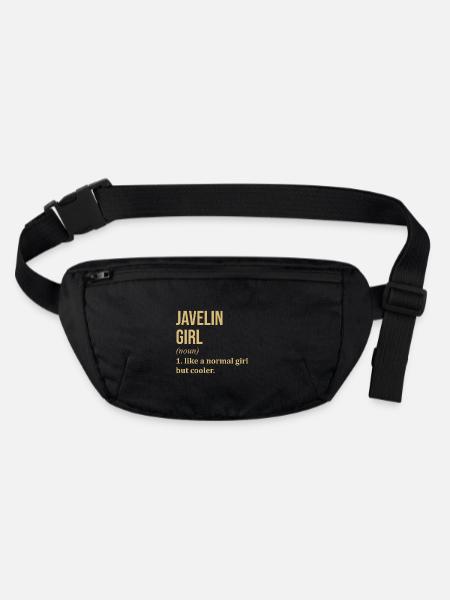 Javelot Javelot Javelot - Sac banane recyclé Stanley/Stella - noir - Devant