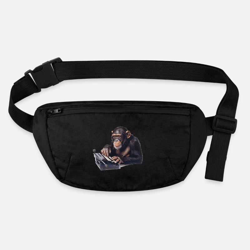 Das Infinite-Monkey-Theorem, ein Gedankenabenteuer Stanley/Stella recycelte Gürteltasche