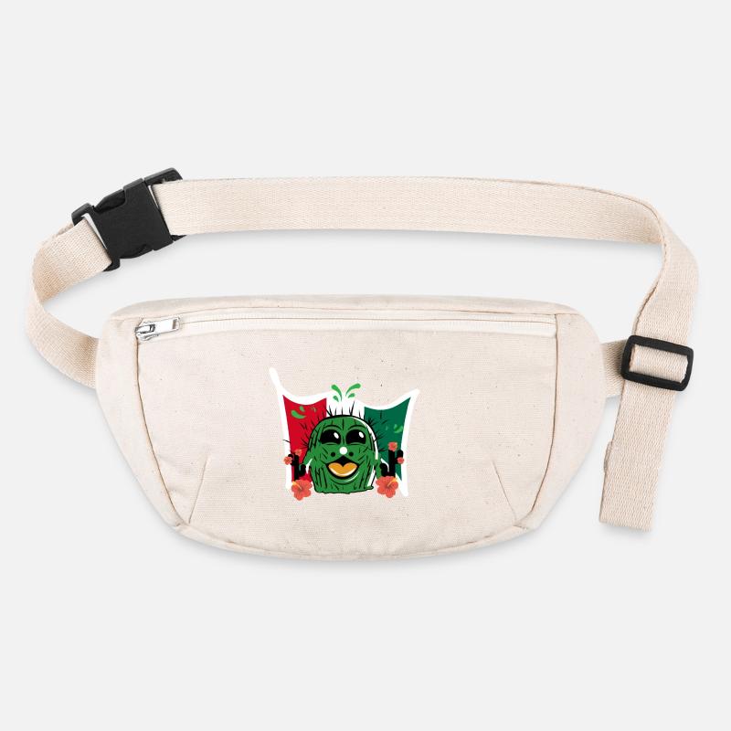 Funny Cactus with Mexico Flag Stanley/Stella recycled Hip Bag 