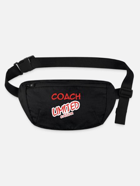 COACH LIMITIERTE AUFLAGE - Stanley/Stella recycelte Gürteltasche - Schwarz - Vorne