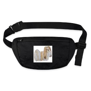 Bâtons de Lhassa Apso - Sac banane recyclé Stanley/Stella - noir - Devant