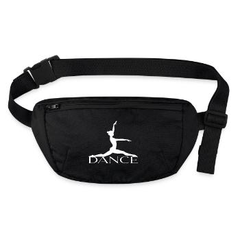 Dance - Stanley/Stella recycelte Gürteltasche - Schwarz - Vorne