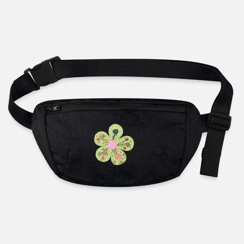 Patchworkfrühlingsblume Stanley/Stella recycelte Gürteltasche