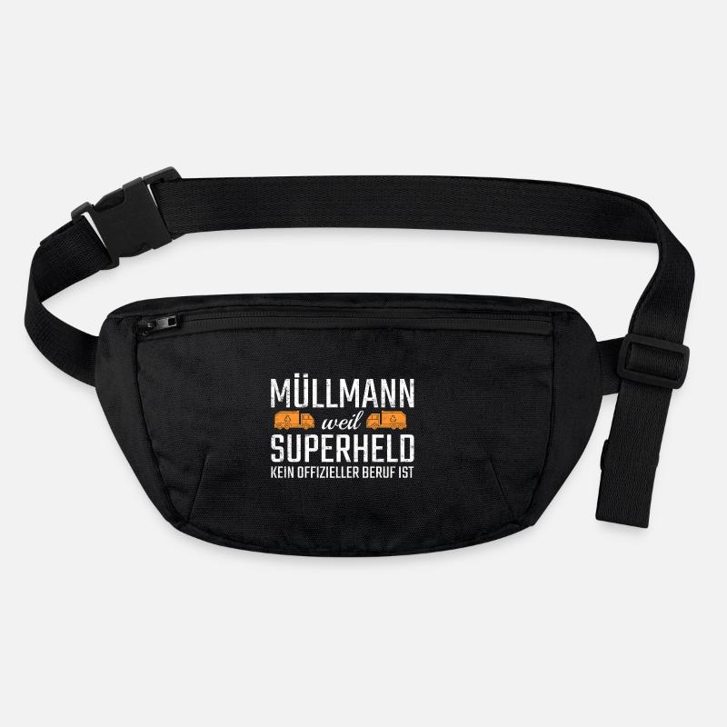 Müllmann Superheld Stanley/Stella recycelte Gürteltasche