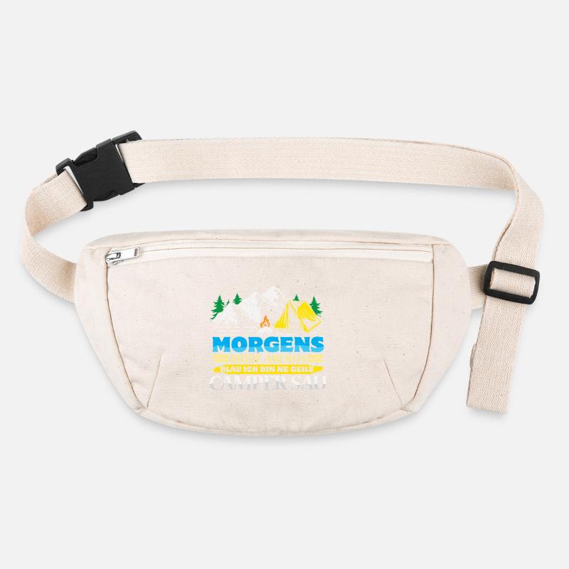 Camper Camping Wohnwagen Spruch Stanley/Stella recycelte Gürteltasche