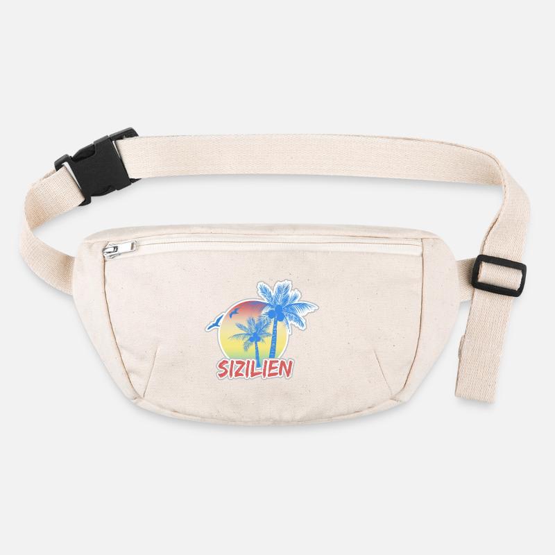 Sicily as a holiday Stanley/Stella recycled Hip Bag 