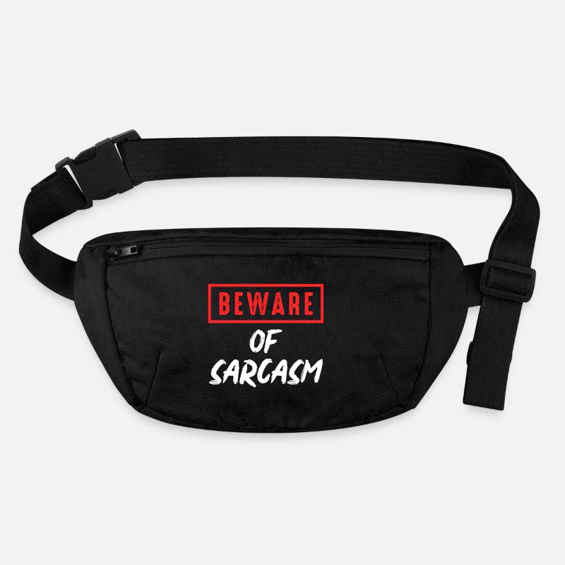 Beware of sarcasm Stanley/Stella recycled Hip Bag 