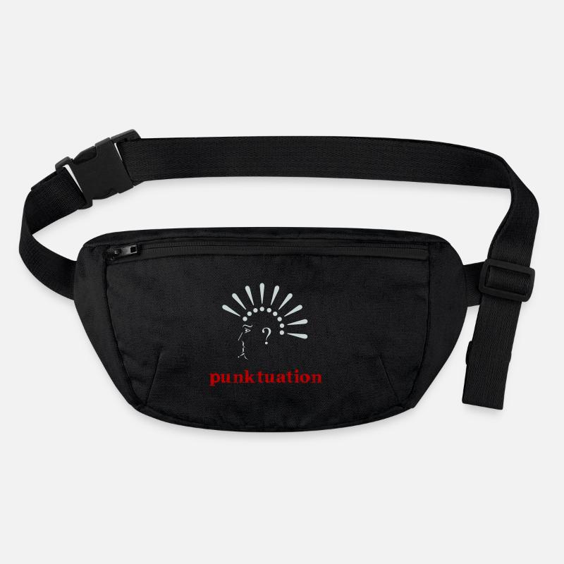 Punktuation Punktuation Porträt-Tee Stanley/Stella recycelte Gürteltasche