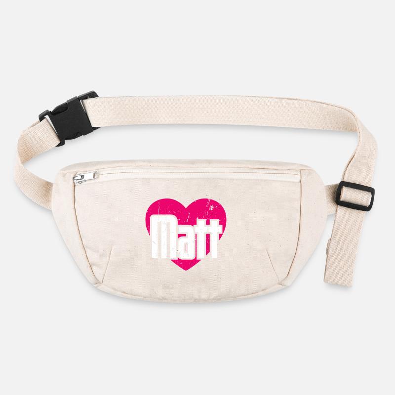 J’aime Matt Pink Heart J’aime Matt Sac banane recyclé Stanley/Stella
