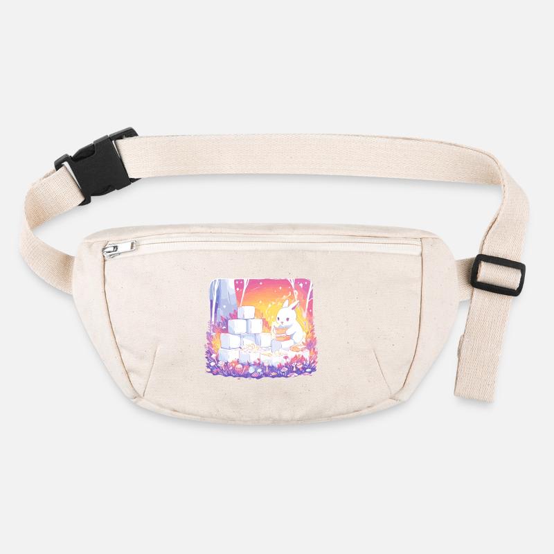 Rabbits in the sugar forest Stanley/Stella recycled Hip Bag 