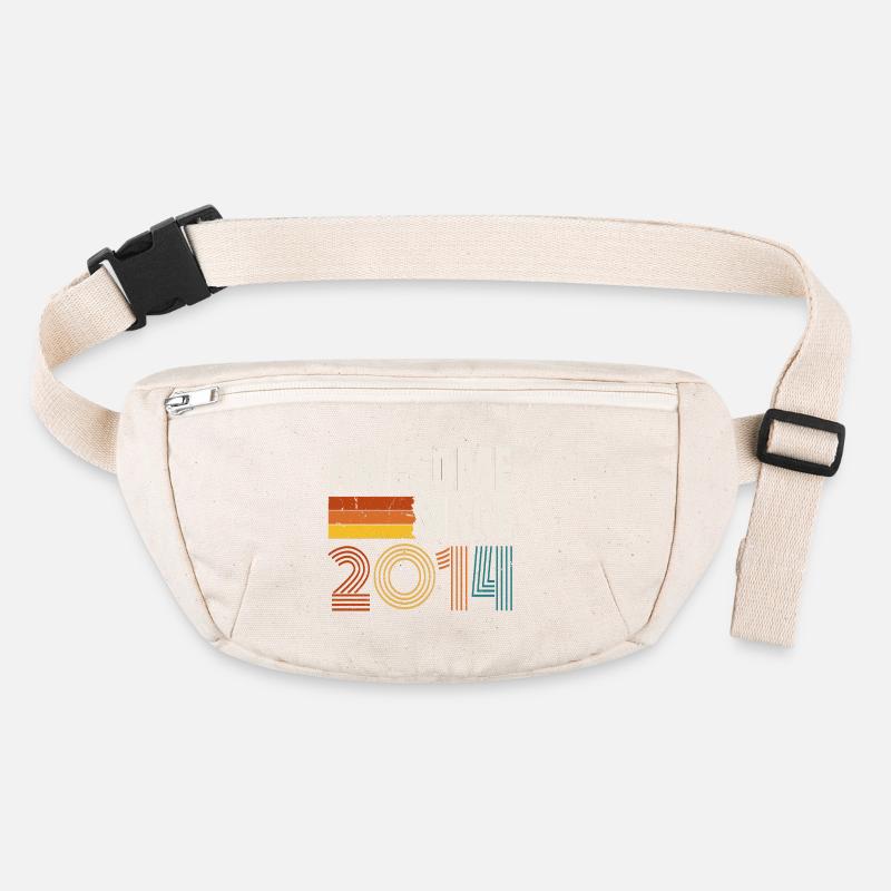 Awesome Since 2014 Retro Vintage Birthday Stanley/Stella recycled Hip Bag 