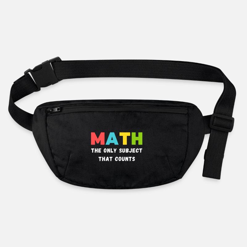 Mathematics Quote | Maths Teacher Stanley/Stella recycled Hip Bag 