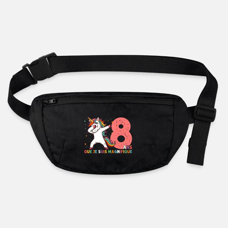 Licorne Dab Cadeau 8 Ème Anniversaire 8 Ans Sac banane recyclé Stanley/Stella
