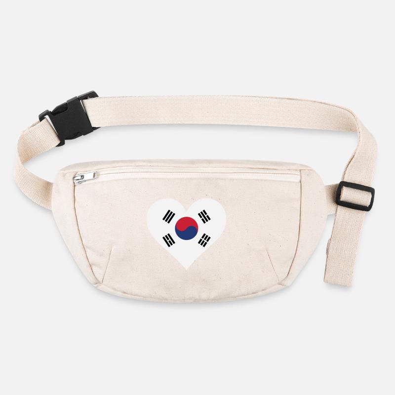 I Love South Korea Stanley/Stella recycled Hip Bag 