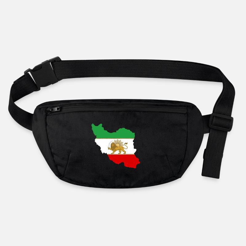 Drapeau iran Lion et Soleil - شیر خورشید پرچم Sac banane recyclé Stanley/Stella