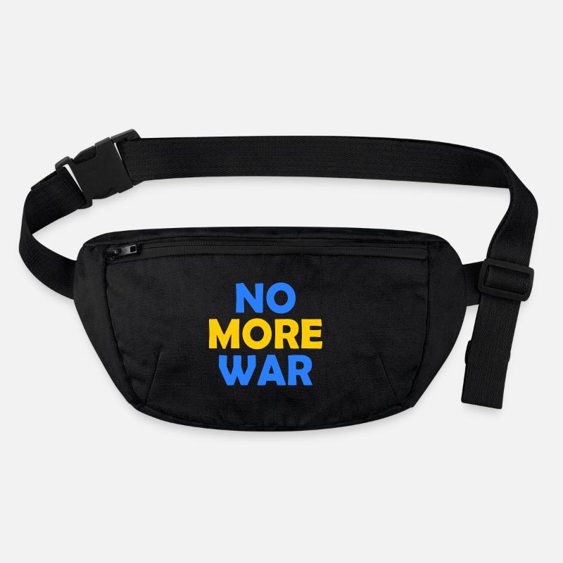 No more war Stanley/Stella recycled Hip Bag 
