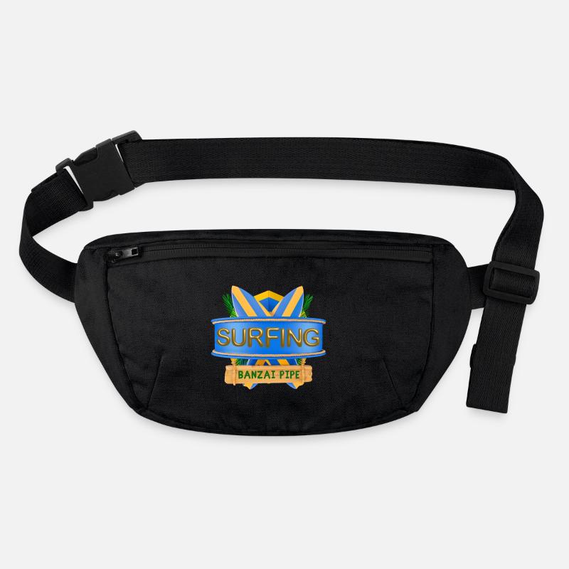 Hawaï, Surf, Banzai Pipeline Sac banane recyclé Stanley/Stella