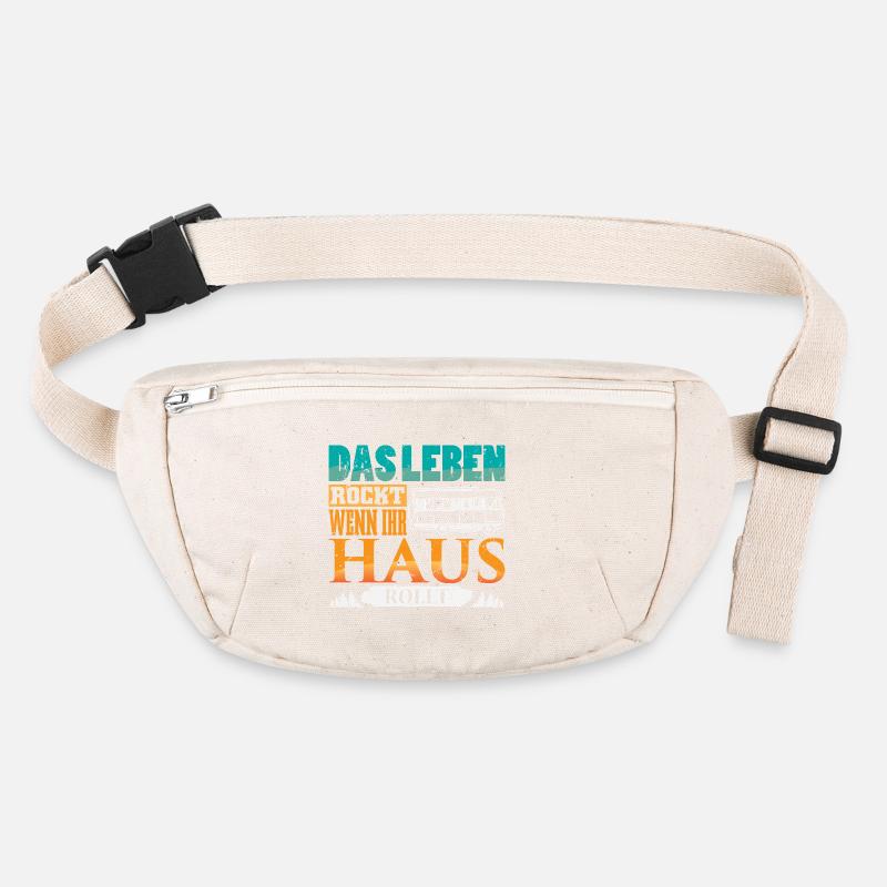 Camper Camping Wohnwagen Spruch Stanley/Stella recycelte Gürteltasche