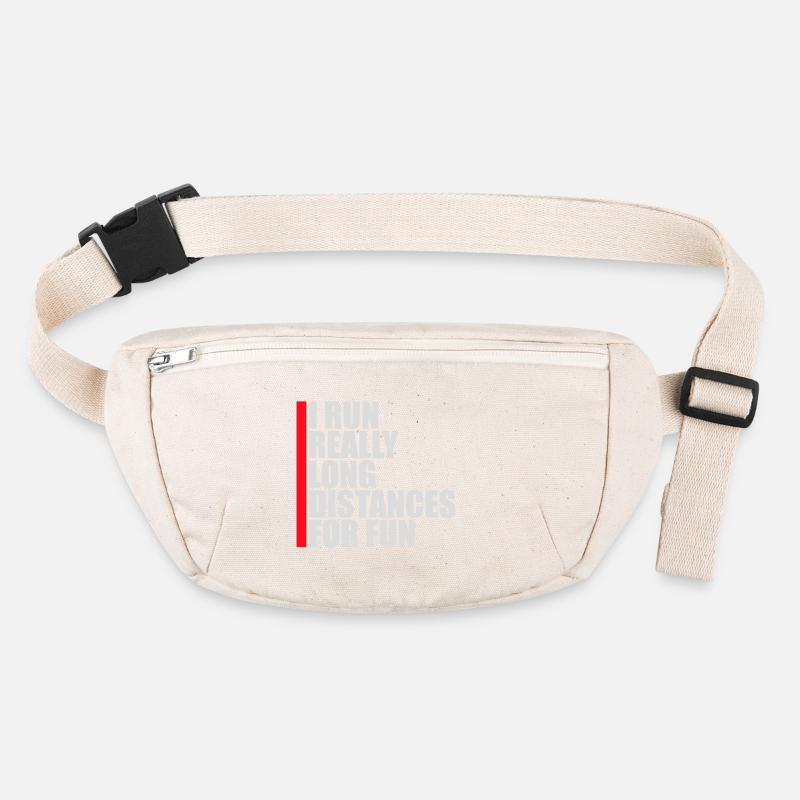 Je cours de très longues distances pour un marathon amusant Sac banane recyclé Stanley/Stella