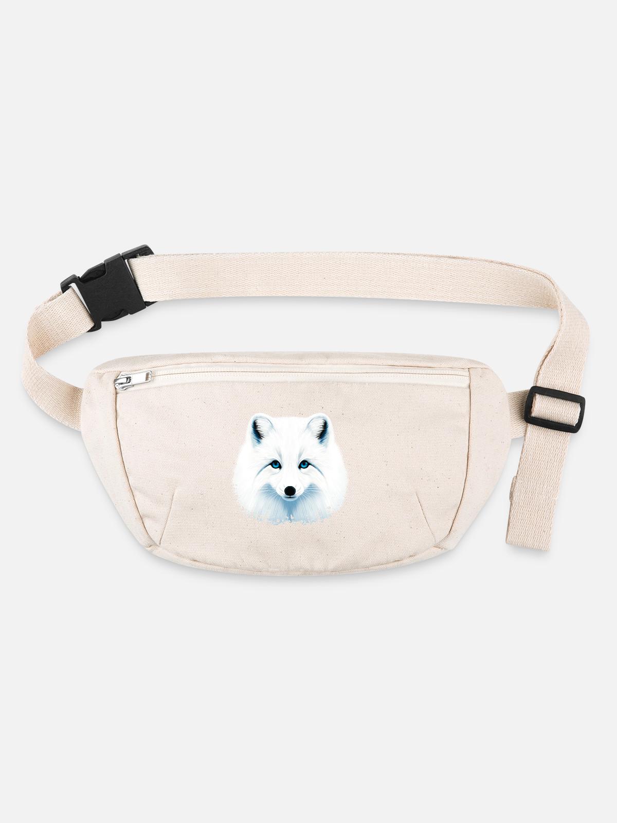 Polarfuchs - Stanley/Stella recycelte Gürteltasche - Naturweiß - Vorne