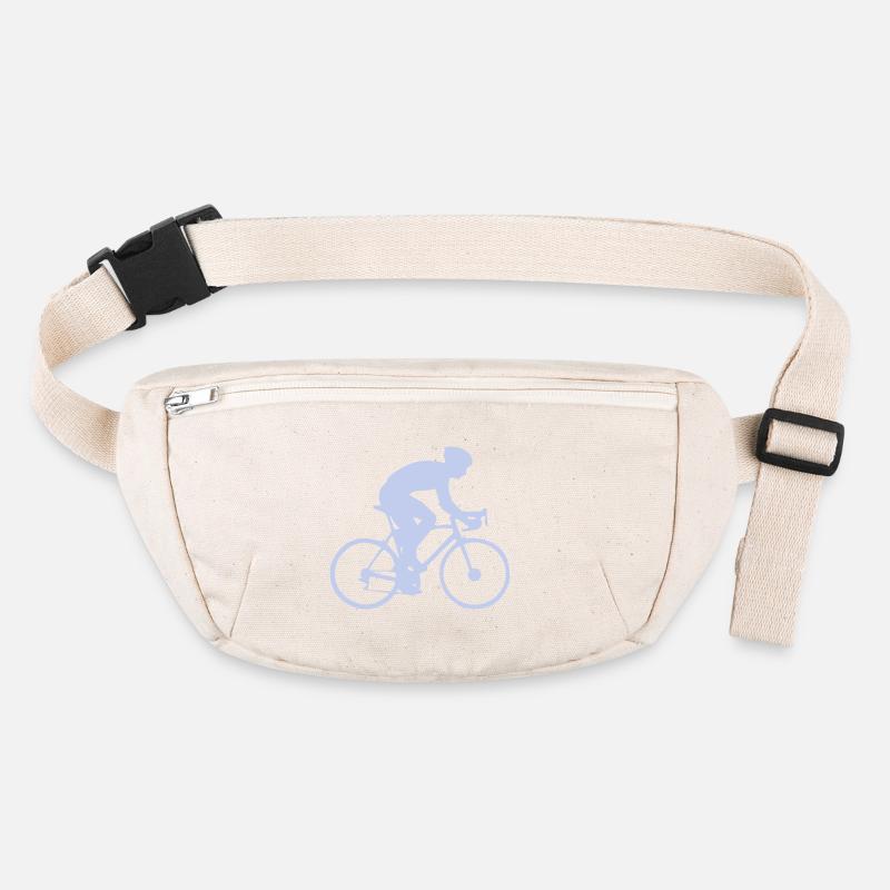 Silhouette cycliste en bleu pastel Sac banane recyclé Stanley/Stella
